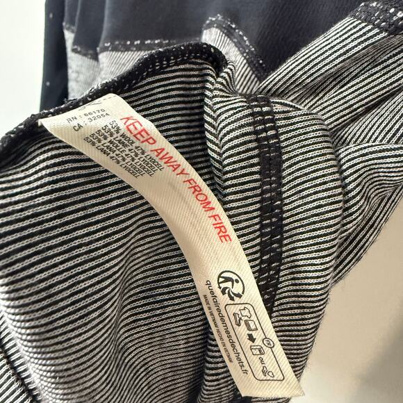 Free People Movement Moonlight Base Layer Wool Blend Black Gray NEW Medium - Picture 6 of 7